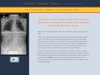 cardiffspinalclinic.com website snapshot